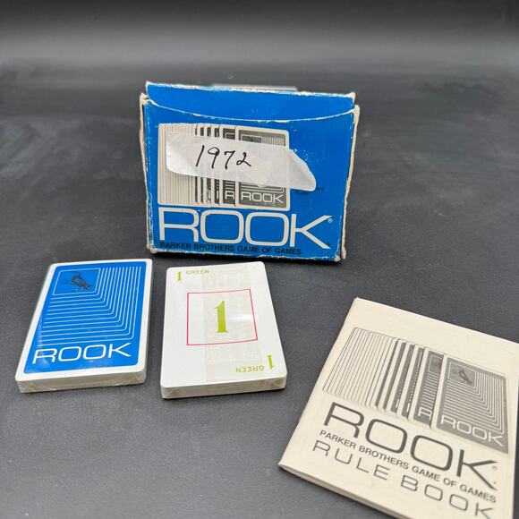 Vintage 1972 Rook Card Game by Parker Brothers Cards still Wrapped NOS - Picture 4 of 5